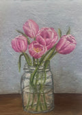 mason jar tulips