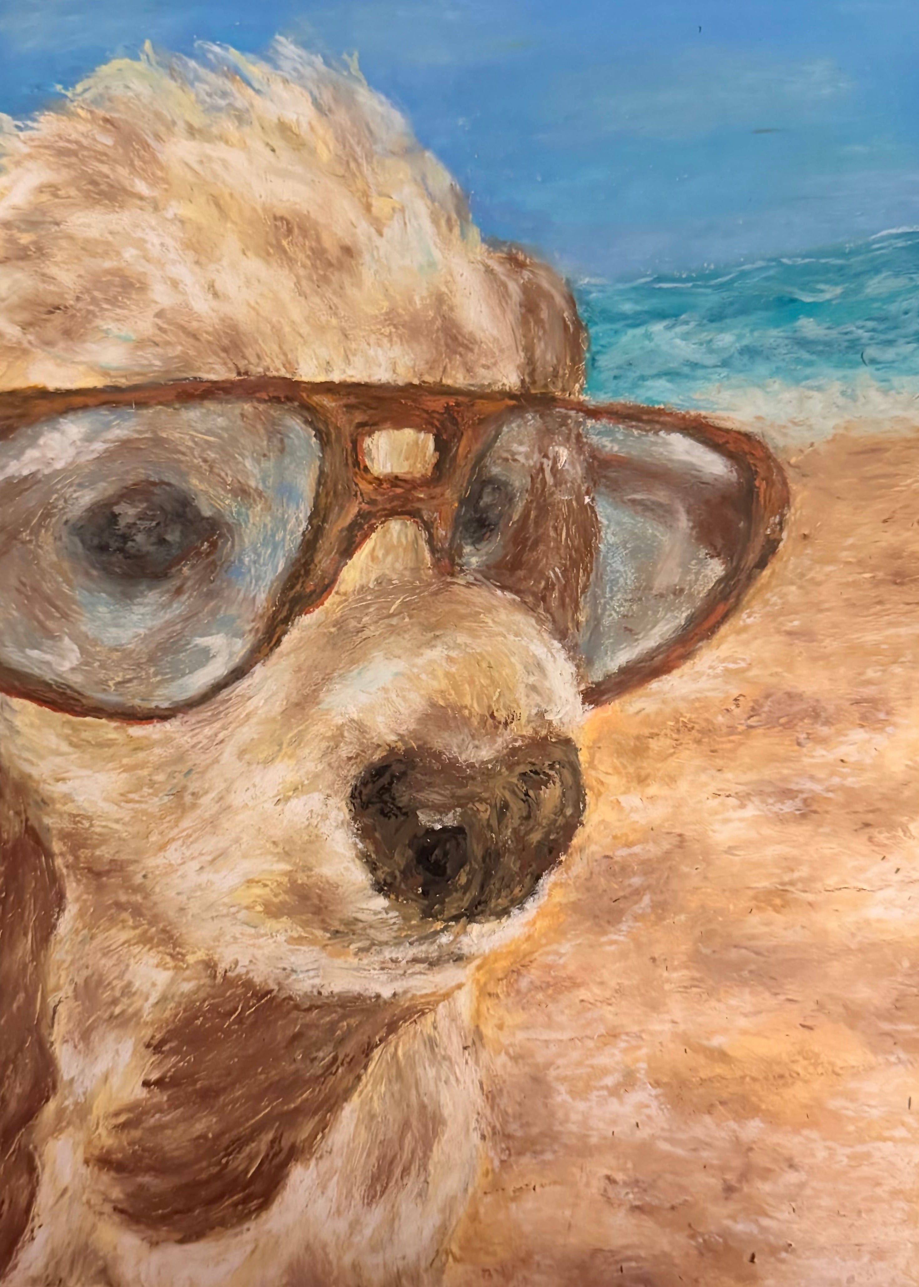 beach puppy